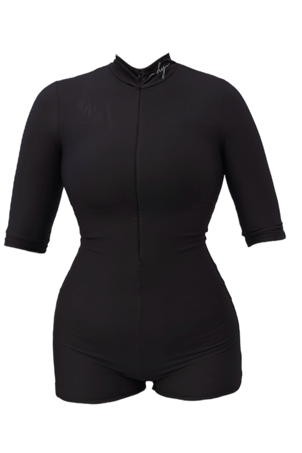 Half Sleeve Shapewear Swimsuit with Shorts
