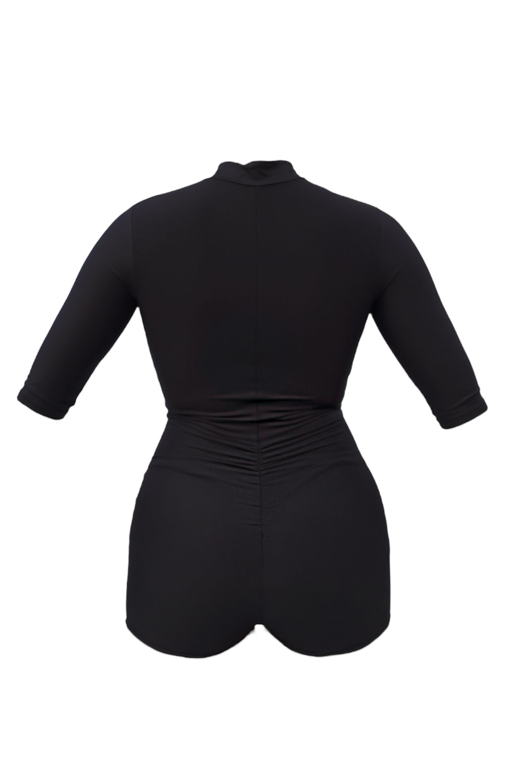 Half Sleeve Shapewear Swimsuit with Shorts