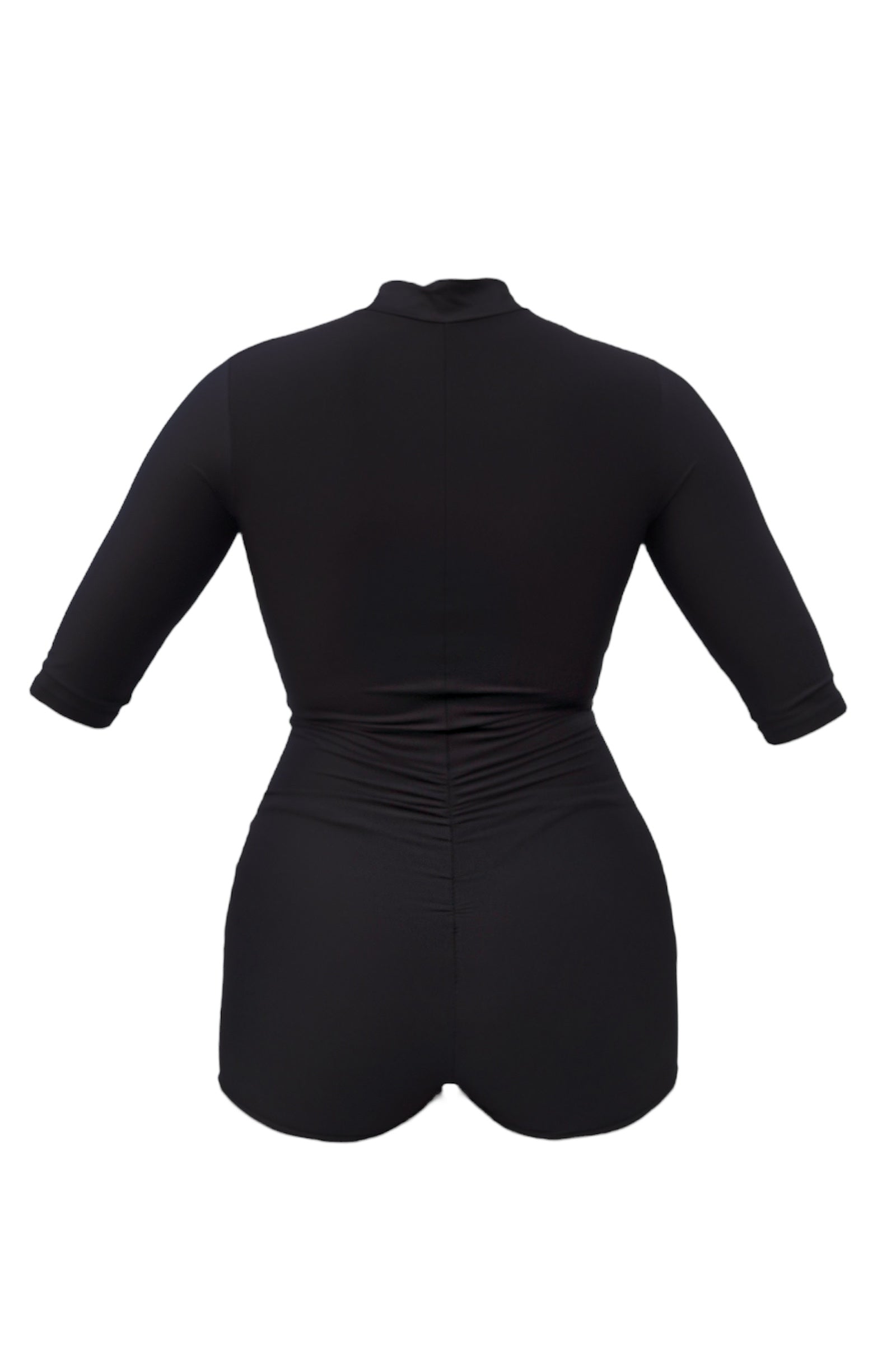 Half Sleeve Shapewear Swimsuit with Shorts